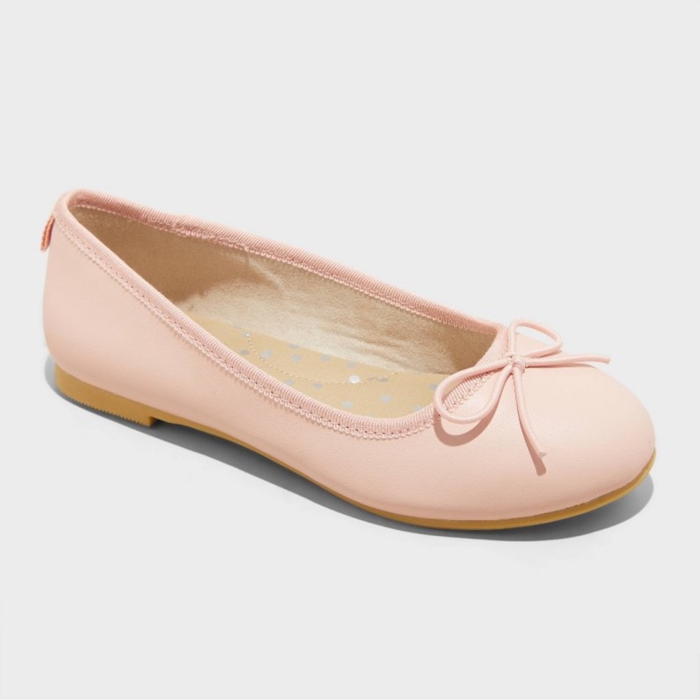Kids' Girls' Diana Pink Slip-On Ballet Flats - Cat & Jack
